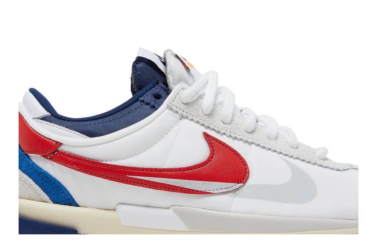 Nike Cortez 4.0 Sacai White University Red Blue