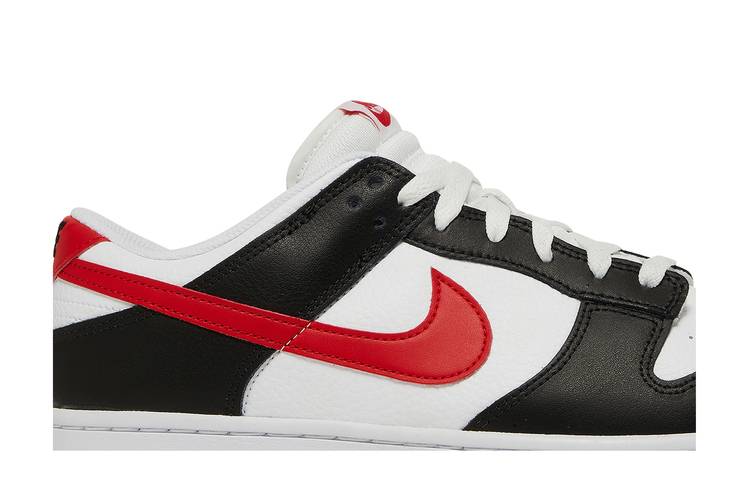 Nike Dunk Low Black White Red