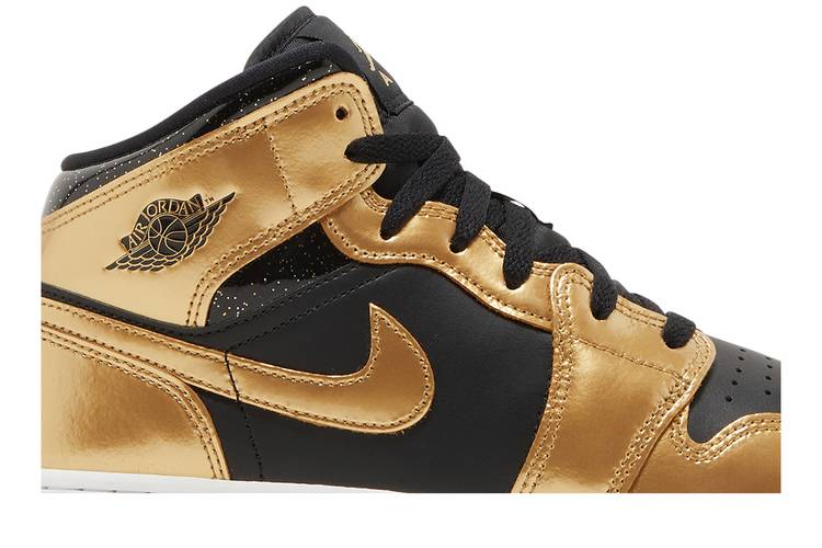 Air Jordan 1 Mid Metallic Gold