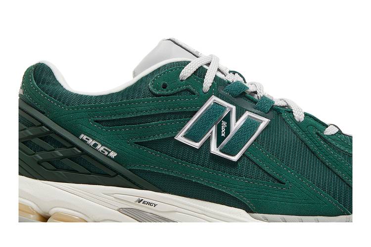 New Balance 1906R Green Suede Metallic Silver