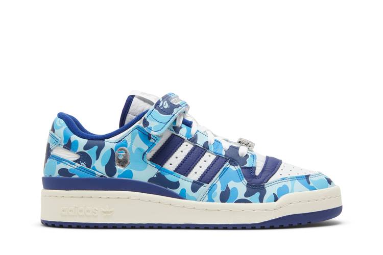 Adidas Forum 84 Low Bape 30th Anniversary Blue Camo - ID4772