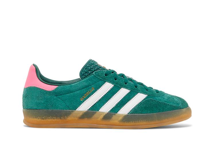 Adidas Gazelle Indoor Collegiate Green Lucid Pink - IG5929