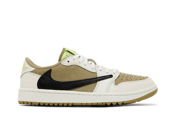 Air Jordan Air Jordan 1 Retro Low Golf Travis Scott Neutral Olive - FZ3124-200