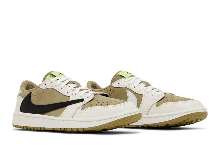 Air Jordan Air Jordan 1 Retro Low Golf Travis Scott Neutral Olive - FZ3124-200