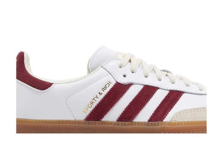 Adidas Samba OG Sporty & Rich White Core Burgundy