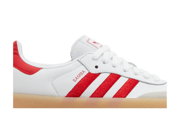 Adidas Sambae White Better Scarlet Gum