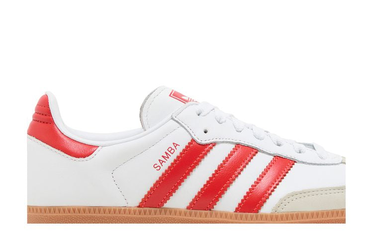 Adidas Samba OG White Solar Red Gum