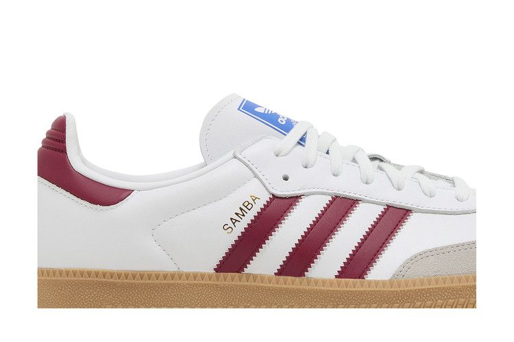 Adidas Samba OG White Burgundy Gum