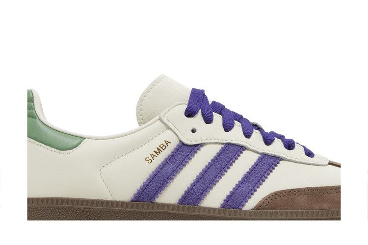 Adidas Samba OG Off White Core Purple Green Brown