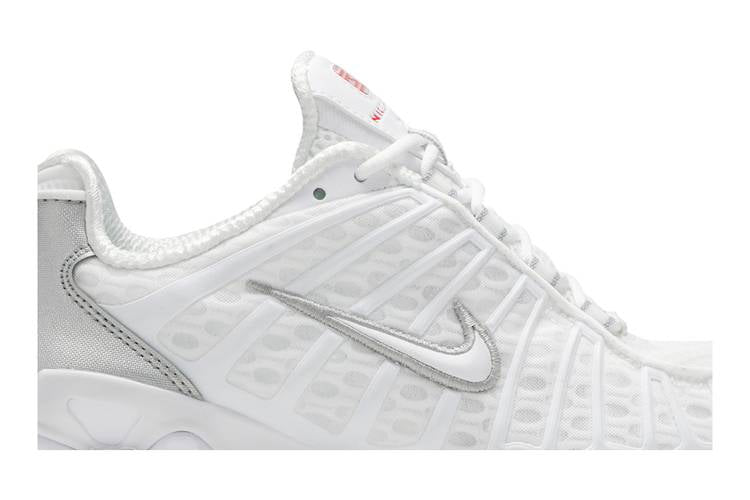 Nike Shox TL White Metallic Silver Max Orange