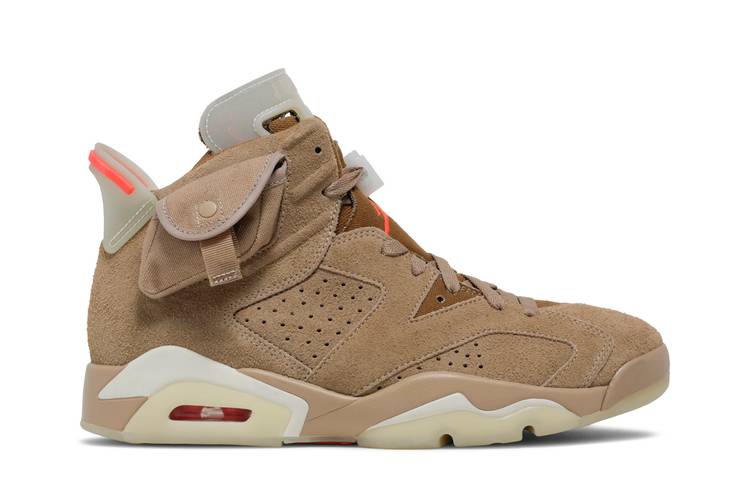 Air Jordan Air Jordan 6 Retro Travis Scott British Khaki - DH0690-200