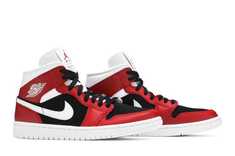 Air Jordan Air Jordan 1 Mid Gym Red Black - undefined