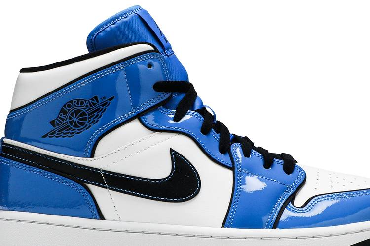 Air Jordan 1 Mid Signal Blue