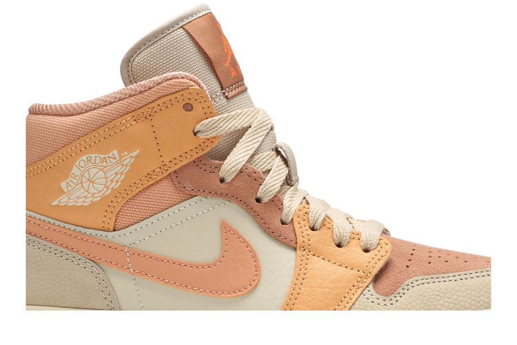 Air Jordan 1 Mid Apricot Orange