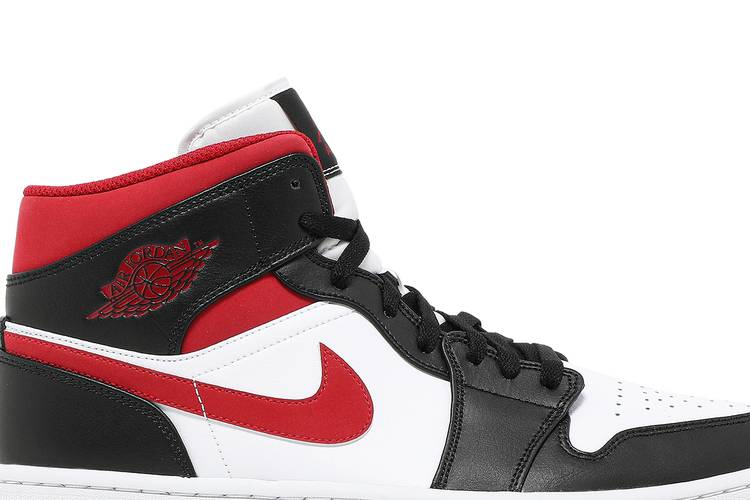 Air Jordan 1 Mid Gym Red Black White