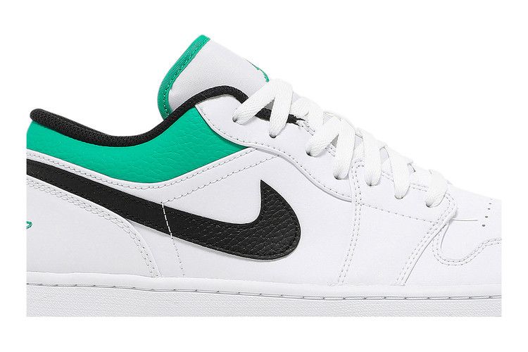 Air Jordan 1 Low White Lucky Green Black