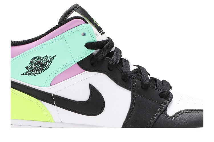 Air Jordan 1 Mid Pastel Black Toe