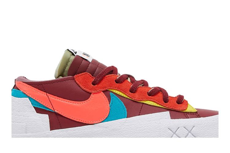 Nike Blazer Low Sacai Kaws Team Red - DM7901-600