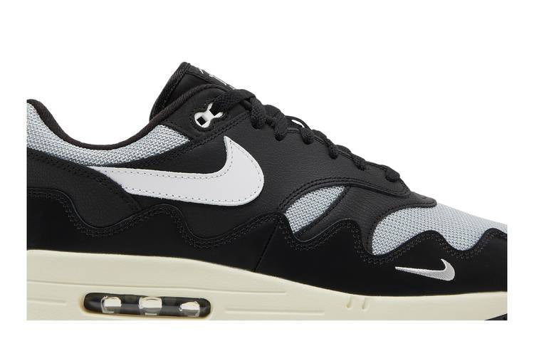 Nike Air Max 1 Patta Black Grey (Special Box + Bracelet) - DQ0299-001