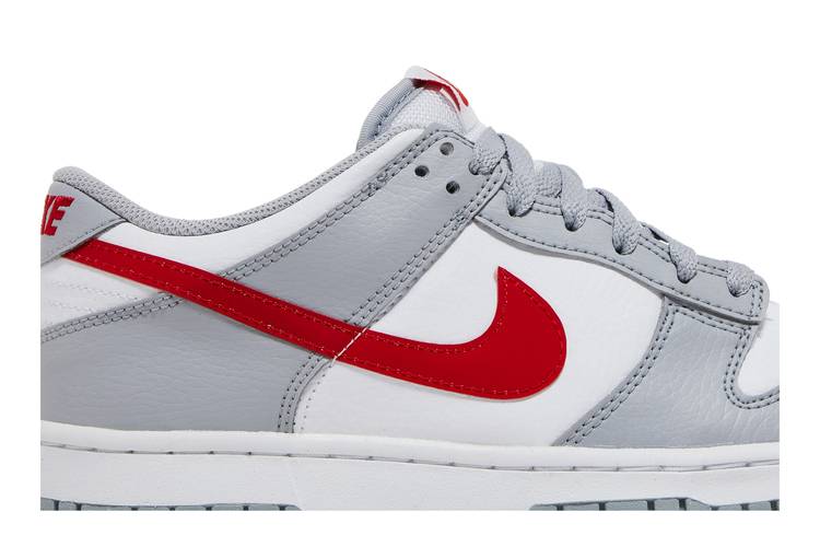 Nike Dunk Low White Grey Red