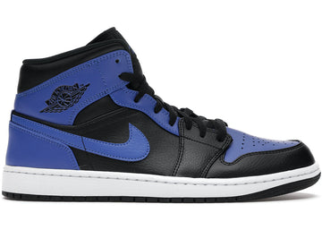 Air Jordan 1 Mid Hyper Royal Tumbled Leather