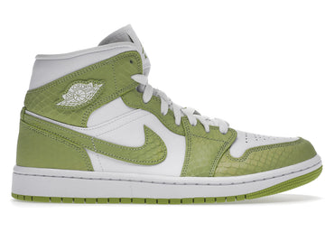 Air Jordan 1 Mid Green Python