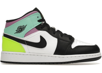 Air Jordan 1 Mid Pastel Black Toe