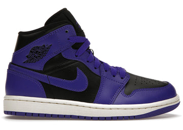 Air Jordan 1 Mid Purple Black