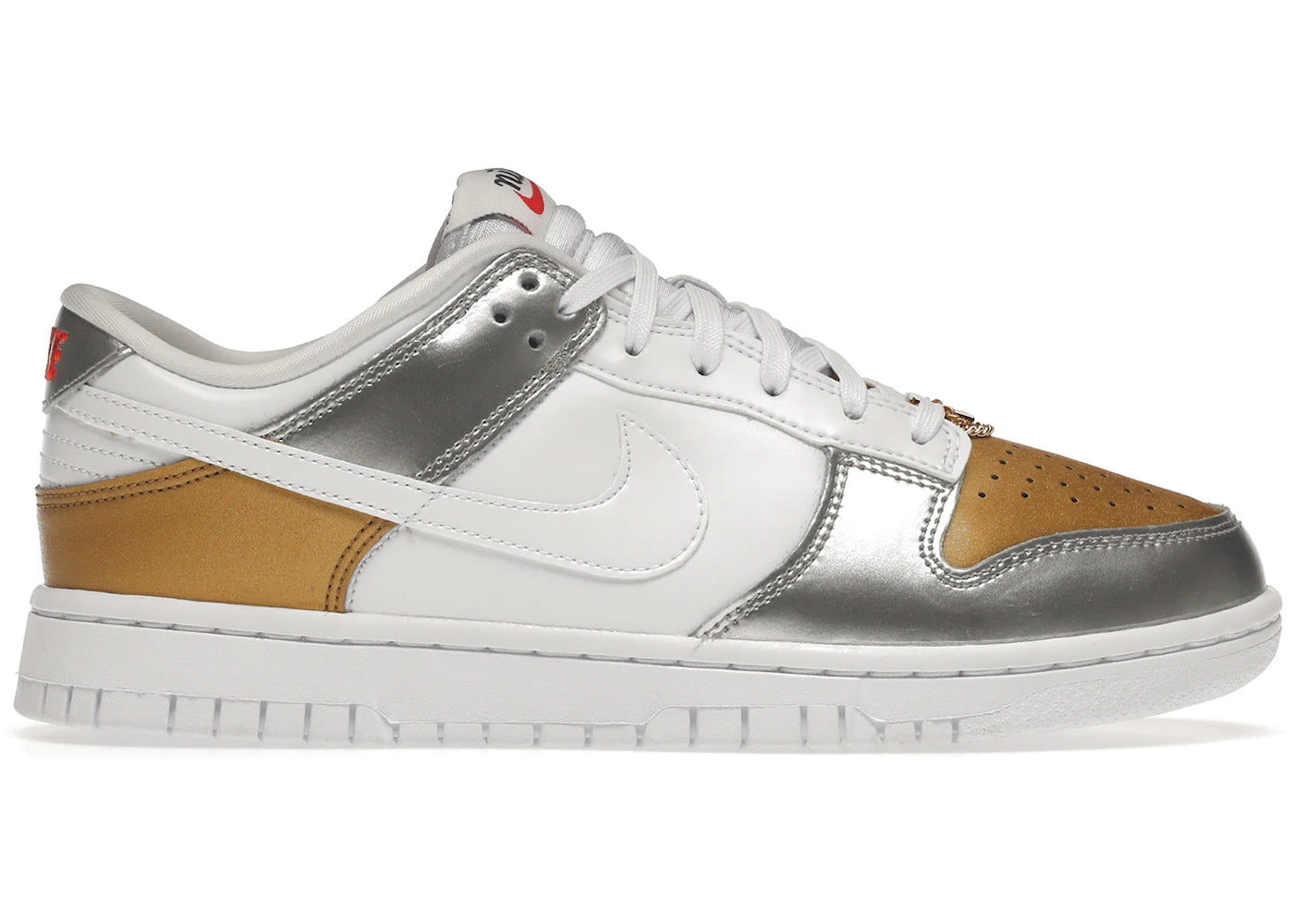 Nike Dunk Low Gold Silver