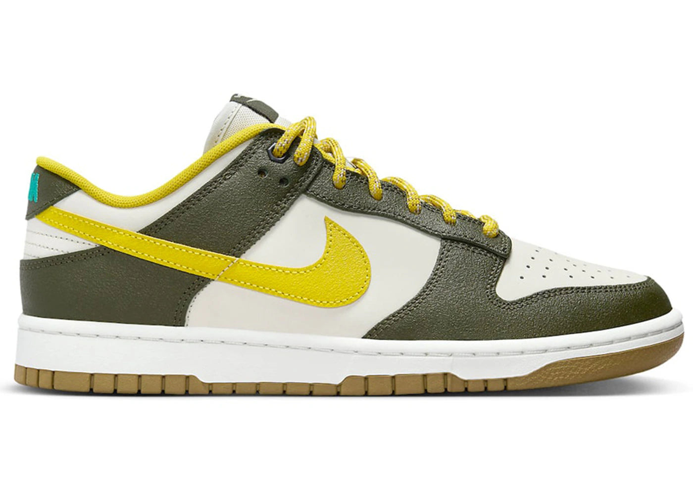 Nike Dunk Low Retro Premium Cargo Khaki Vivid Sulfur