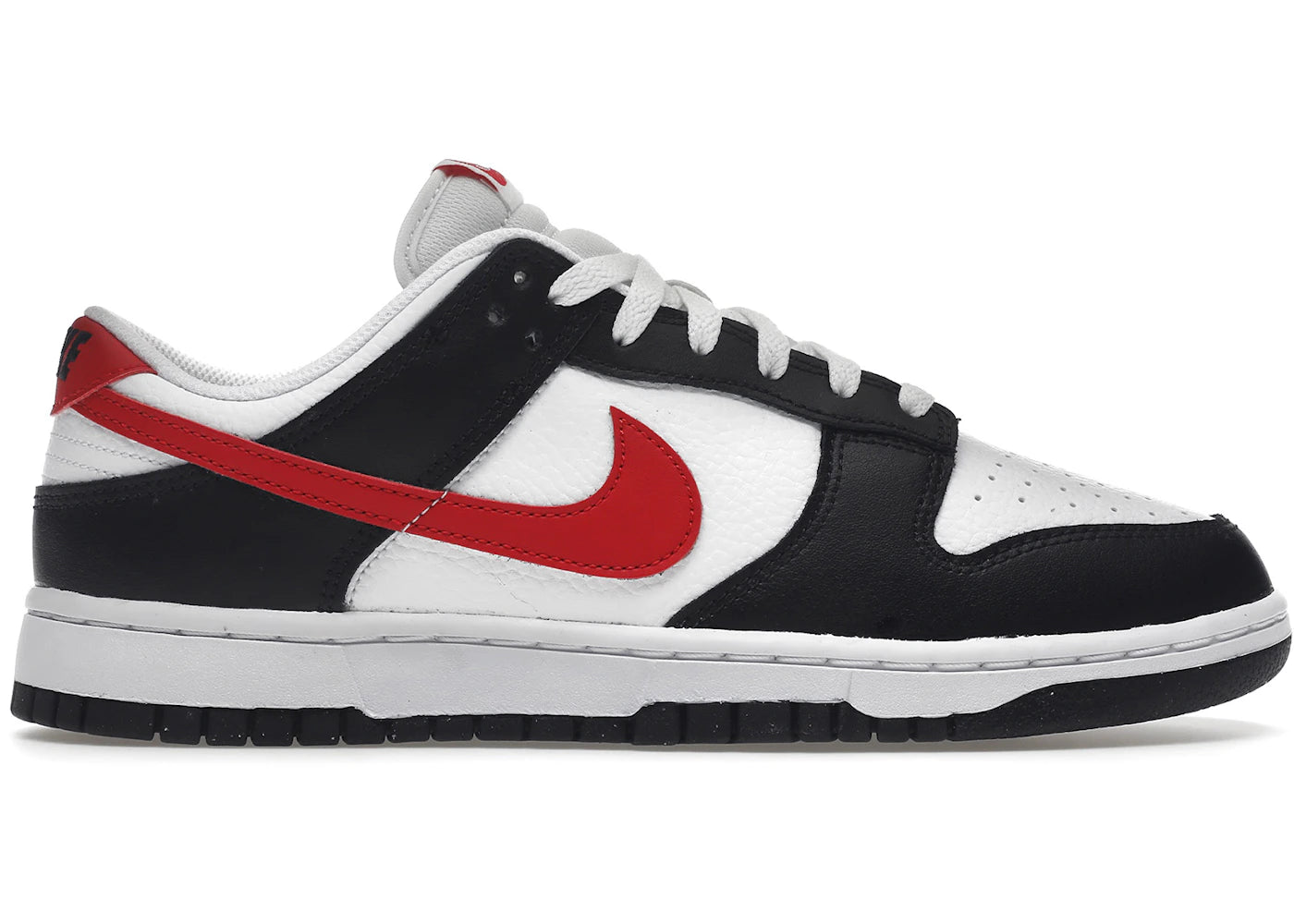 Nike Dunk Low Black White Red