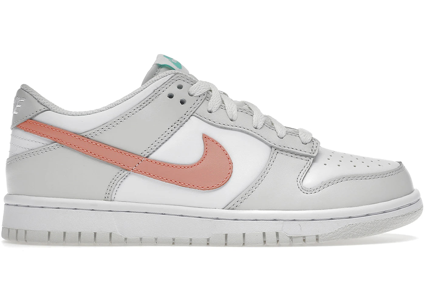 Nike Dunk Low White Bone Peach Aqua