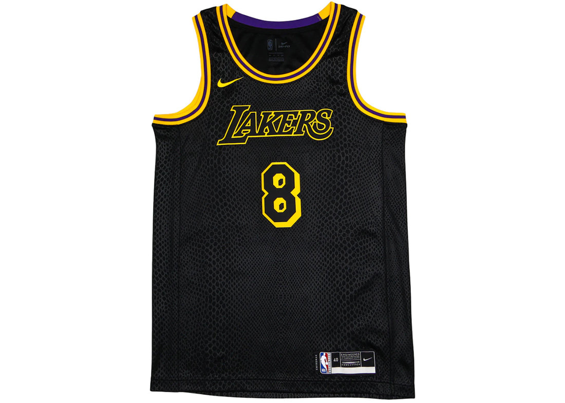 Nike Los Angeles Lakers Kobe Bryant Black Mamba City Edition Swingman Jersey Black/Gold - DJ0471-010