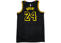 Nike Los Angeles Lakers Kobe Bryant Black Mamba City Edition Swingman Jersey Black/Gold